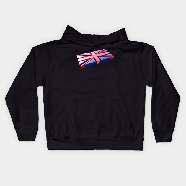 Union Jack British Flag Kids Hoodie by McNutt